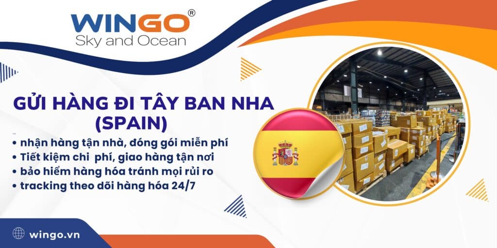 Gửi Hàng Đi Tây Ban Nha