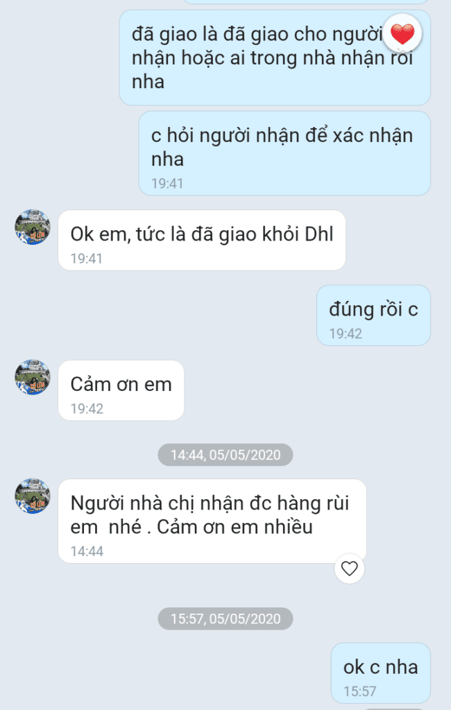 Đánh giá phản hồi thực tế của khách hàng về chất lượng dịch vụ vận chuyển Việt Đức của Wingo Logistics.