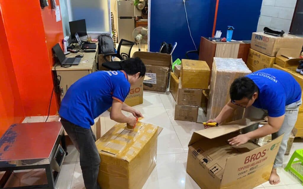 Đóng gói gửi hàng đi mỹ qua bưu điện