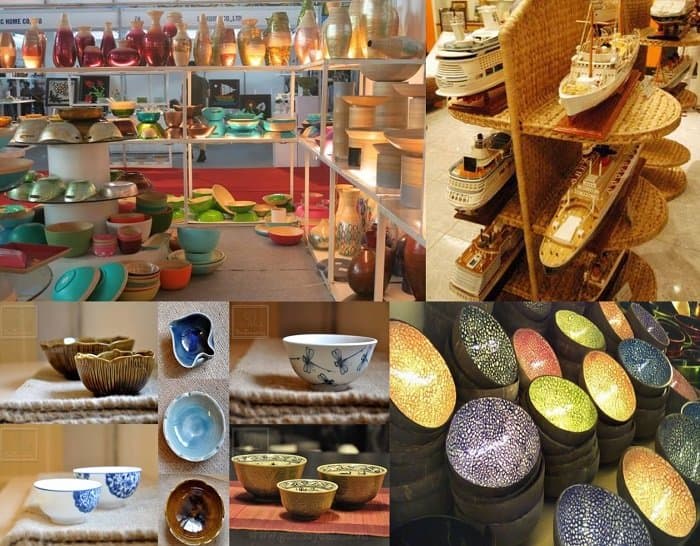 Các mặt hàng thủ công mỹ nghệ gửi đi Mỹ