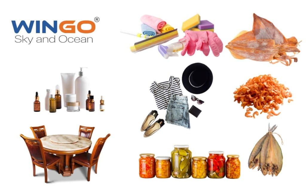 Hàng hóa gửi đi Georgia