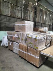 Cargo shipped by sea