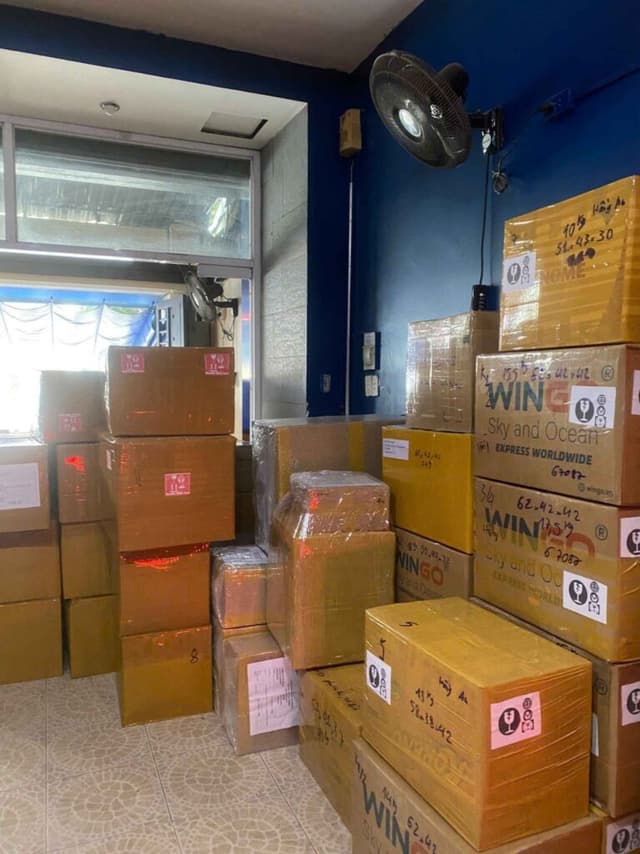 Hình ảnh vận chuyển thực tế tại Wingo Logistics