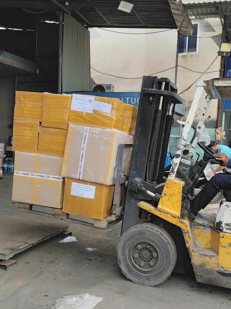 Road freight to Thailand
