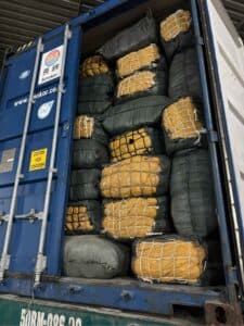 Clothing shipment to Thailand by sea