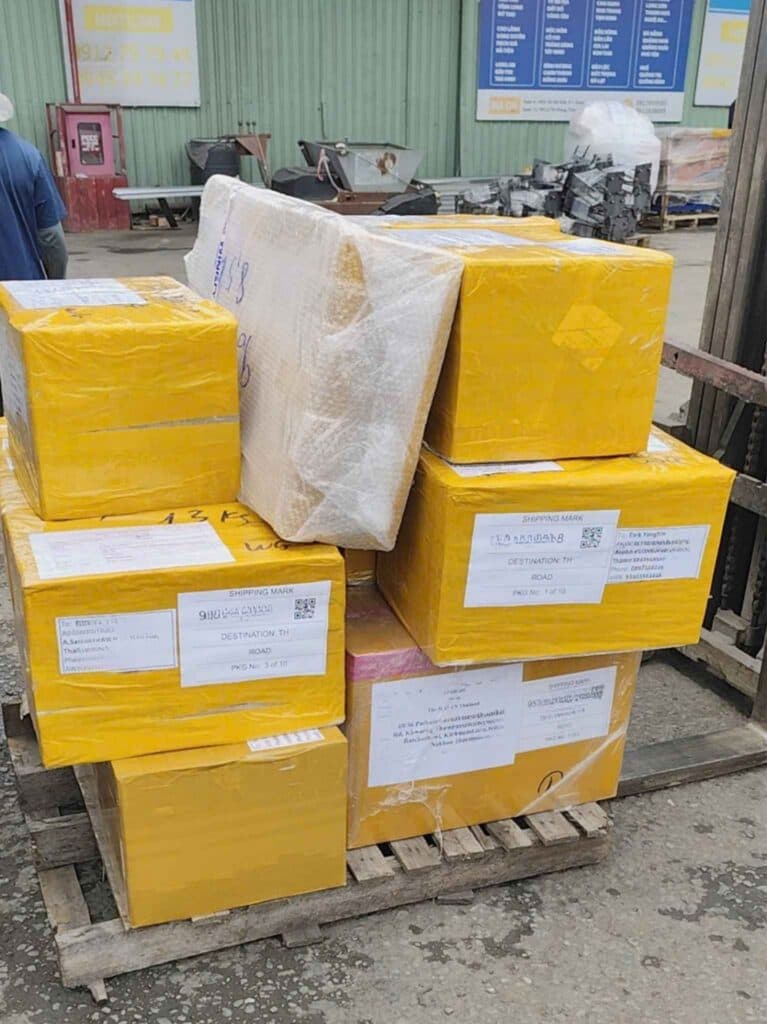 Road freight to Thailand