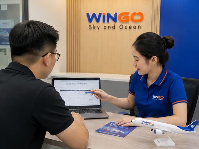 Hình ảnh vận chuyển thực tế tại Wingo Logistics