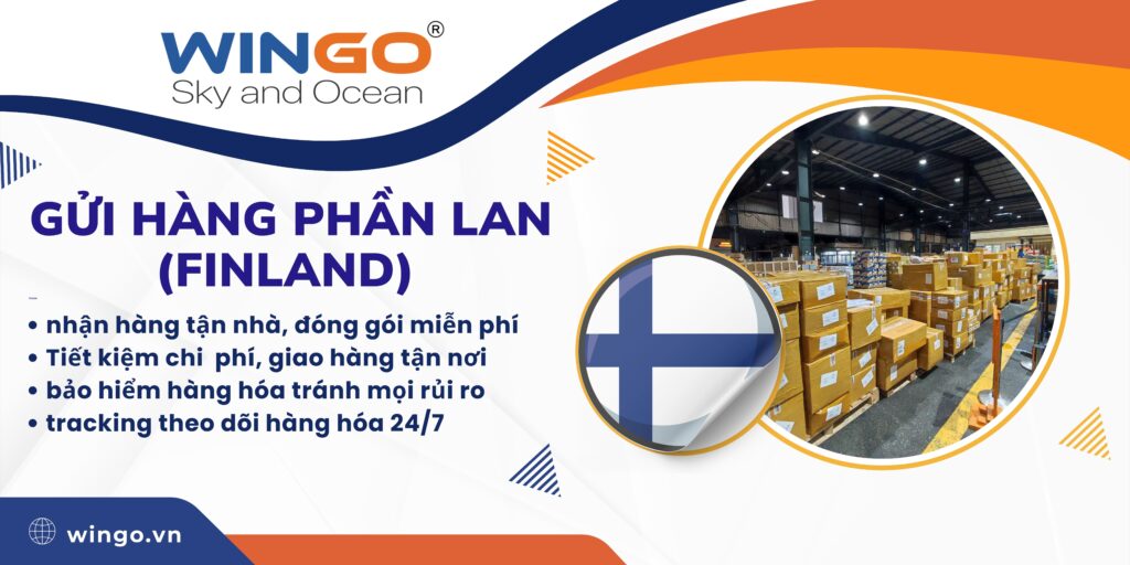 Gửi hàng đi Phần Lan Wingo Logistics