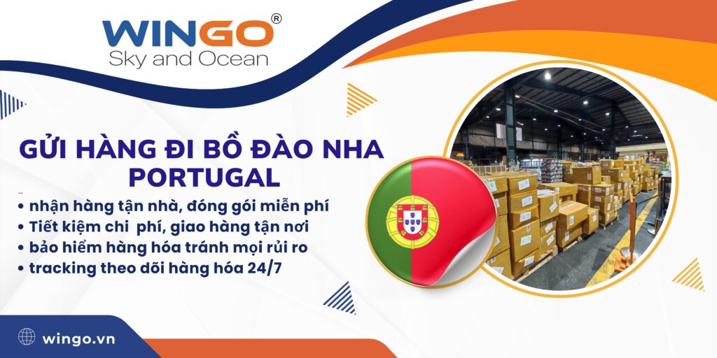 gửi hàng đi bồ đào nha tại wingo logistics