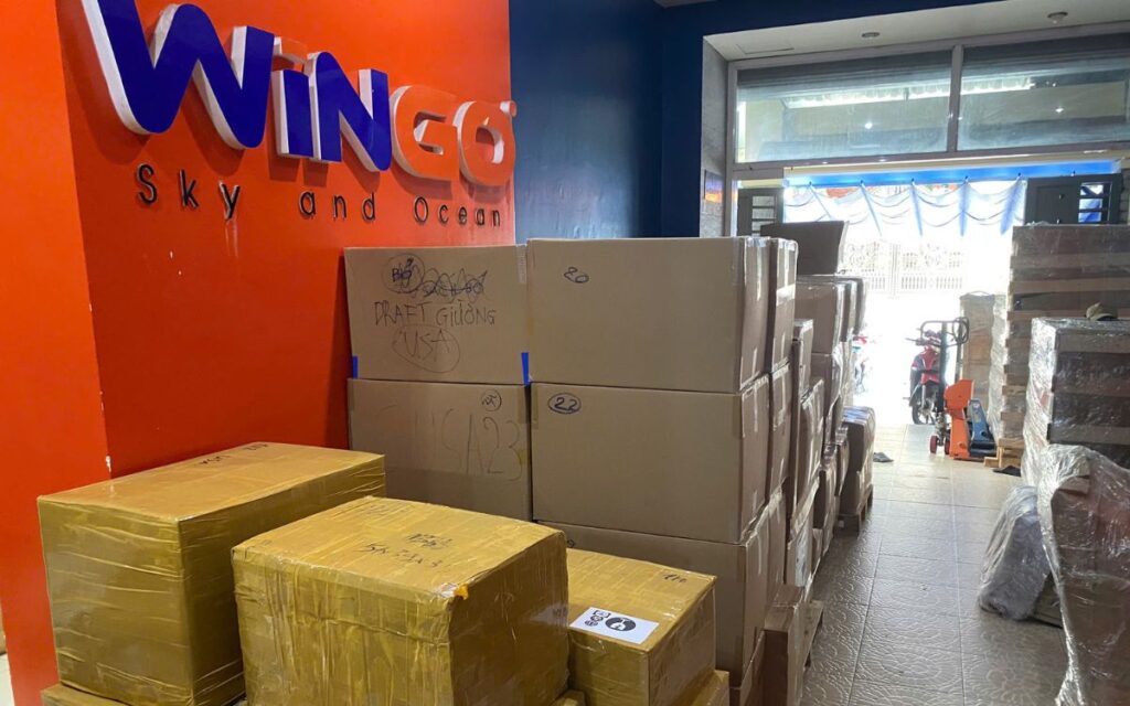 Hàng hóa gửi đi Melbourne Wingo Logistics