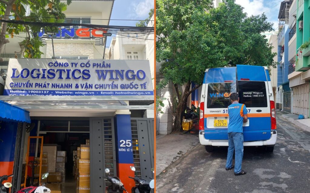 Gửi hàng đi quốc tế Wingo Logistics