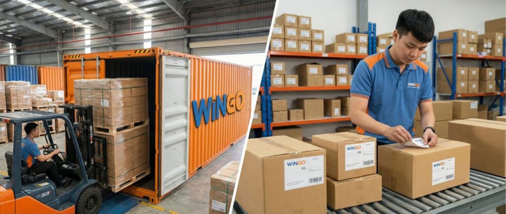 Vận chuyển container quốc tế - Giải pháp tối ưu chi phí cho hàng xuất nhập khẩu Dịch vụ gom hàng lẻ LCL và nguyên container FCL