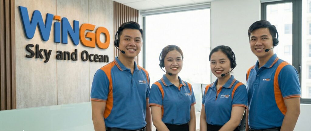 Vận chuyển container quốc tế - Giải pháp tối ưu chi phí cho hàng xuất nhập khẩu Liên hệ báo giá Wingo Logistics