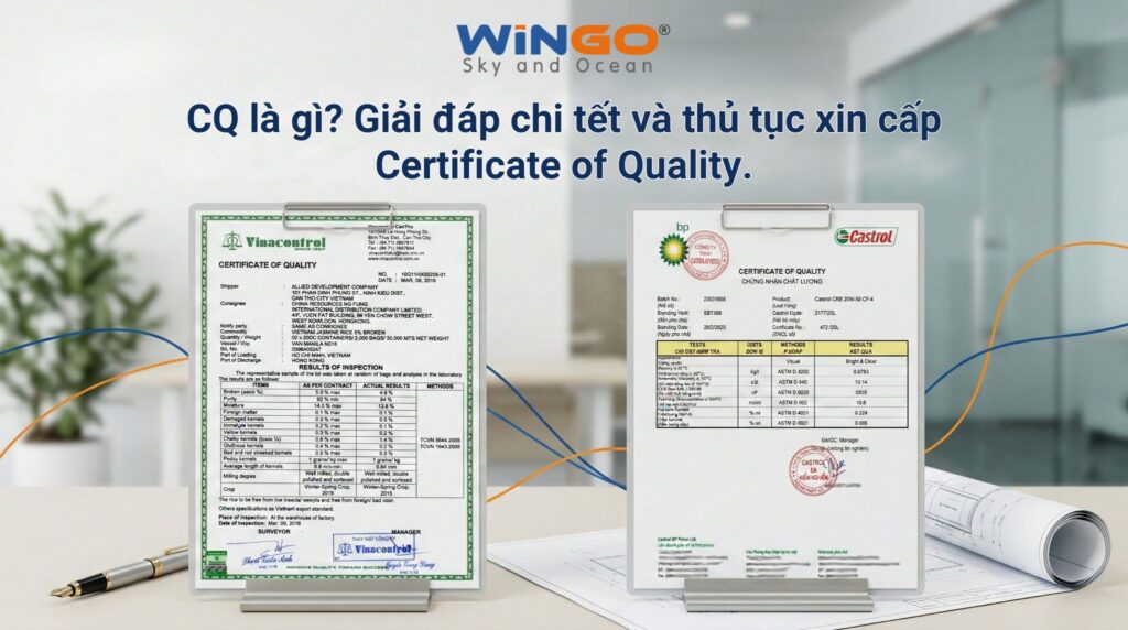 CQ là gì? Giải đáp về Certificate of Quality và thủ tục xin cấp chi tiết