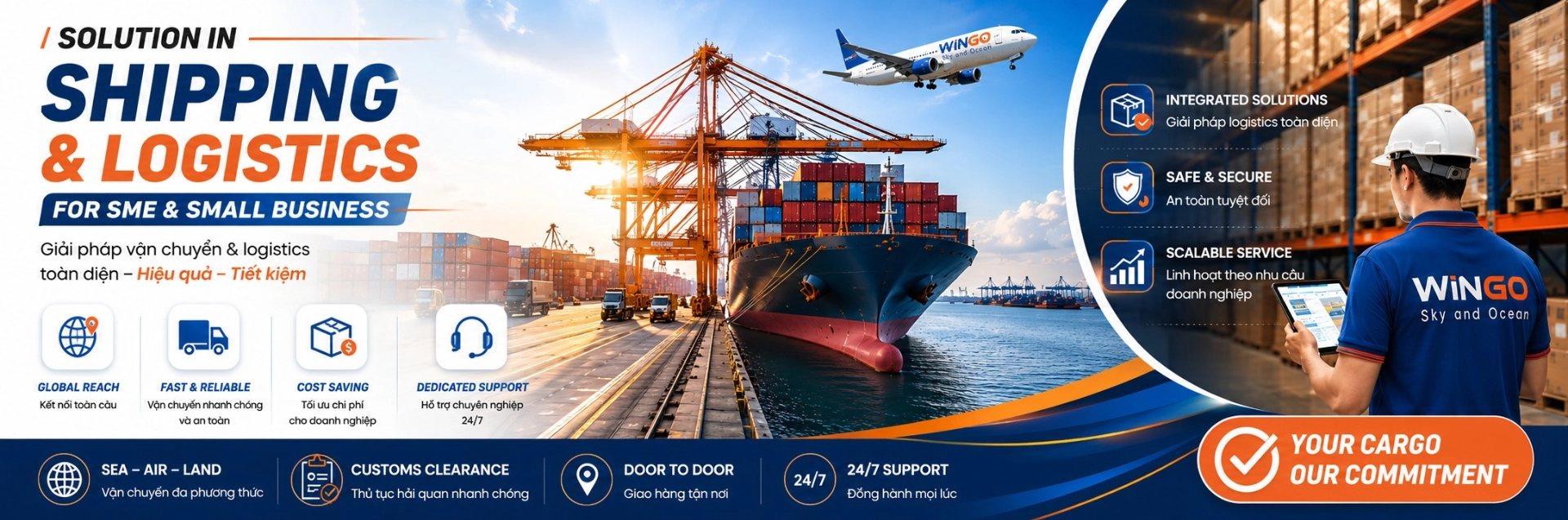 Vận chuyển đường biển Wingo Logistics